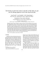 Ảnh hưởng của all-trans retinoic acid lên sự biểu hiện các gen  của con đường apoptosis của tế bào ung thư dạ dày