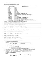 Bài tập về câu tường thuật trực tiếp gián tiếp môn tiếng anh lớp 9 | Tiếng Anh, Lớp 9 - Ôn Luyện