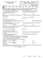 Đề kiểm tra 15 phút môn vật lí lớp 10 năm 2019 sở GDĐT hải phòng | Vật Lý, Lớp 10 - Ôn Luyện