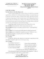 Đề thi thử THPTQG năm 2019 - Môn Ngữ Văn - THPT Phan Đăng Lưu - TT.Huế - File word có lời giải chi tiết | Ngữ văn, Đề thi đại học - Ôn Luyện