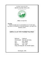 Đánh Giá Hiệu Quả Của Hệ Thống Xử Lý Nước Thải Tại Công Ty Cổ Phần In Và Bao Bì Goldsun-KCN Quế Võ