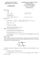Đề thi HK1 Toán 9 năm 2019 – 2020 phòng GDĐT Nam Từ Liêm – Hà Nội | Toán học, Lớp 9 - Ôn Luyện