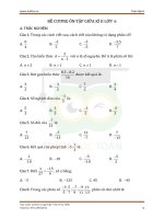 Đề cương ôn tập giữa kì 2 