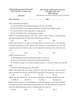 Đề thi thử thpt quốc gia có đáp án theo theo cấu trúc mới môn hóa học năm 2017 bộ giáo dục và đào tạo mã 4 | Đề thi đại học, Hóa học - Ôn Luyện