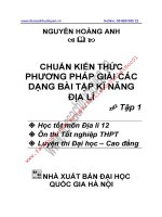 Hướng dẫn giải các bài tập địa lý lớp 12 luyện thi THPT quốc gia phần 1 | Lớp 12, Địa Lý - Ôn Luyện