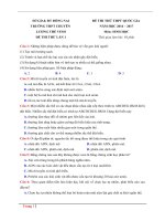 Đề thi thử có đáp án chi tiết kỳ thi THPT quốc gia môn sinh trường THPT chuyên Lương thế vinh | Đề thi đại học, Sinh học - Ôn Luyện