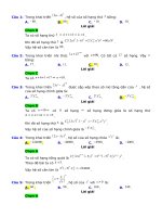 Bài tập có đáp án chi tiết về nhị thức niu tơn môn toán lớp 11 của thầy đặng việt hùng | Toán học, Lớp 11 - Ôn Luyện