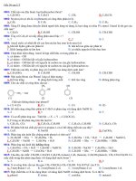 Bài tập trắc nghiệm có đáp án về ancol phenol môn hóa học lớp 11 | Lớp 11, Hóa học - Ôn Luyện