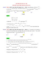Bài tập vận dụng có đáp án chi tiết trong đề thi thử đại học môn toán trường thpt gang thép thái nguyên lần 3 | Toán học, Đề thi đại học - Ôn Luyện
