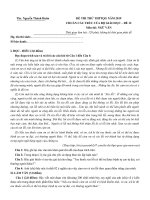 Đề thi thử văn thpt quốc gia 2019 - Thạc Sỹ Nguyễn Thành Huân - Đề 12 | Ngữ văn, Đề thi đại học - Ôn Luyện