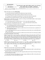 Đề thi thử có đáp án chi tiết kỳ thi THPT quốc gia môn sinh theo cấu trúc mới mã 4 | Đề thi đại học, Sinh học - Ôn Luyện
