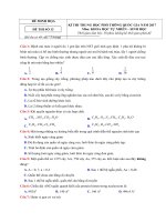Đề thi thử có đáp án chi tiết kỳ thi THPT quốc gia môn sinh theo cấu trúc mới mã 13 | Đề thi đại học, Sinh học - Ôn Luyện