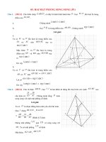 Bài 1. Bài tập có đáp án chi tiết về hai mặt phẳng song song môn toán lớp 11 | Toán học, Lớp 11 - Ôn Luyện