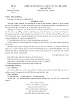 Đề thi thử THPT quốc gia môn Ngữ Văn - Đề 14 - File word có lời giải chi tiết | Ngữ văn, Đề thi đại học - Ôn Luyện