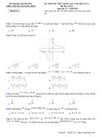 Đề thi thử Toán THPT QG 2019 trường chuyên Nguyễn Trãi – Hải Dương lần 1 | Toán học, Đề thi đại học - Ôn Luyện