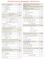 Đề thi học kì 2 môn Toán lớp 11 THPT Marie Curie năm 2018 - 2019 - Đề số 1 | Toán học, Lớp 11 - Ôn Luyện