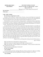 Đề thi văn thpt quốc gia 2019 số 25 - ĐH Sư phạm TPHCM | Ngữ văn, Đề thi đại học - Ôn Luyện