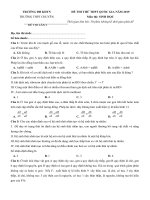 Đề thi thử có đáp án chi tiết kỳ thi THPT quốc gia năm 2019 môn sinh trường THPT chuyên KHTN | Đề thi đại học, Sinh học - Ôn Luyện