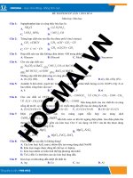 Đề thi thử đại học online pencup môn hóa học của hocmai năm 2018 lần 1 mã 4 | Đề thi đại học, Hóa học - Ôn Luyện