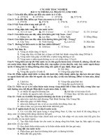 Bài tập trắc nghiệm về vị trí địa lí và phạm vi lãnh thổ môn địa lý lớp 10 | Lớp 10, Địa lý - Ôn Luyện