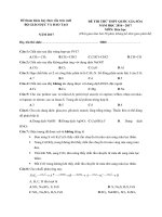 Đề thi thử thpt quốc gia có đáp án theo theo cấu trúc mới môn hóa học năm 2017 bộ giáo dục và đào tạo mã 6 | Đề thi đại học, Hóa học - Ôn Luyện