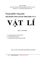 Quyển 1. Sách luyện thi môn vật lý kỳ thi THPT quốc gia chu văn biên có đáp án chi tiết của chu văn biên | Lớp 12, Vật lý - Ôn Luyện