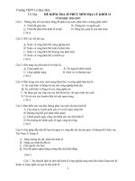 Đề kiểm tra 45 phút môn địa lý lớp 11 năm 2016 trường thpt lê quý đôn | Lớp 11, Địa lý - Ôn Luyện