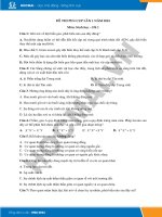 Đề thi thử có đáp án chi tiết kỳ thi THPT quốc gia năm 2018 môn sinh theo cấu trúc mới mã 1 | Đề thi đại học, Sinh học - Ôn Luyện