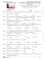 Đề thi thử TN THPT 2020 lần 2 môn Toán trường THPT Nguyễn Văn Cừ – Hải Dương | Toán học, Đề thi đại học - Ôn Luyện