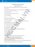 Đề thi thử có đáp án chi tiết kỳ thi THPT quốc gia năm 2018 môn sinh theo cấu trúc mới mã 3 | Đề thi đại học, Sinh học - Ôn Luyện