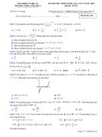 Đề thi thử Toán THPT Quốc gia 2020 lần 1 trường THPT Anh Sơn 1 – Nghệ An | Toán học, Đề thi đại học - Ôn Luyện