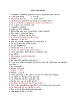 Bài tập trắc nghiệm có đáp án về giảm phân môn sinh học lớp 10 | Lớp 10, Sinh học - Ôn Luyện