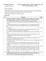 Đề thi học sinh giỏi có đáp án môn lịch sử lớp 10 năm 2016 sở GDĐT vĩnh phúc | Lớp 10, Lịch sử - Ôn Luyện