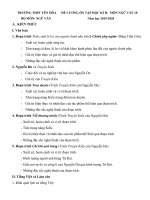 Đề cương ôn tập học kì 2 môn Văn lớp 10 THPT Yên Hòa - Đề cương số 1 | Ngữ văn, Lớp 10 - Ôn Luyện