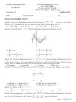 Bài kiểm tra học kỳ 2 môn Toán lớp 12 trường THPT Bình chánh năm học 2016- 2017 mã 356 | Toán học, Lớp 12 - Ôn Luyện