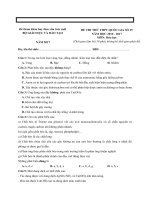 Đề thi thử thpt quốc gia có đáp án theo theo cấu trúc mới môn hóa học năm 2017 bộ giáo dục và đào tạo mã 15 | Đề thi đại học, Hóa học - Ôn Luyện