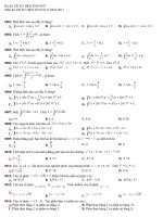 Bài kiểm tra học kỳ 2 môn Toán lớp 12 trường THPT Quang trung năm học 2016 - 2017 mã 2 | Toán học, Lớp 12 - Ôn Luyện
