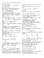 Bài tập có đáp án chi tiết về chương 2 và 3 môn hóa học lớp 11 trường thpt chuyên hùng vương | Lớp 11, Hóa học - Ôn Luyện