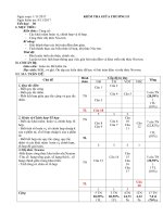 Đề kiểm tra 45 phút chương 2 môn toán lớp 11 năm 2017 mã 2 | Toán học, Lớp 11 - Ôn Luyện