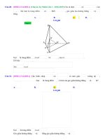 Bài 3. Bài tập có đáp án chi tiết về xác định góc giữa hai đường thẳng bằng cách dùng định nghĩa | Toán học, Lớp 11 - Ôn Luyện