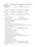 Đề thi thử có đáp án chi tiết kỳ thi THPT quốc gia năm 2017 môn sinh theo cấu trúc mới mã 43 | Đề thi đại học, Sinh học - Ôn Luyện