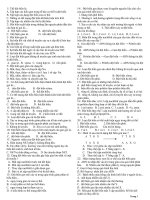 557 Câu hỏi trắc nghiệm Sinh học luyện thi THPT quốc gia | Lớp 12, Sinh học - Ôn Luyện