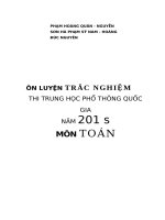 Tài liệu ôn tập thi THPT Quốc gia- Môn Toán (Bản Word)