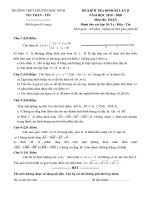 Đề kiểm tra định kỳ lần 2 Toán 10 năm 2019 – 2020 trường THPT chuyên Bắc Ninh | Toán học, Lớp 10 - Ôn Luyện