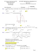 Đề thi thử Toán THPT Quốc gia 2019 trường THPT Mỹ Lộc – Nam Định lần 1 | Toán học, Đề thi đại học - Ôn Luyện
