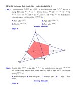 Bài 1. Bài tập có đáp án chi tiết về xác định thiết diện | Toán học, Lớp 11 - Ôn Luyện