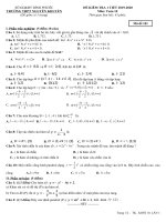 Đề kiểm tra 1 tiết Toán 10 năm 2019 – 2020 trường Nguyễn Khuyến – Bình Phước | Toán học, Lớp 10 - Ôn Luyện