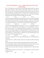Đề thi thử có đáp án chi tiết kỳ thi THPT quốc gia môn sinh trường THPT chuyên Bắc Ninh | Đề thi đại học, Sinh học - Ôn Luyện