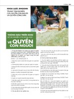 208_Thông báo triển khai đề tài nghiên cứu khoa học về Quyền con người