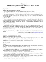 Đề thi thử THPTQG năm 2019 - Môn Ngữ Văn - Ôn luyện đề thi mẫu - Đề 1 - File word có đáp án | Ngữ văn, Đề thi đại học - Ôn Luyện